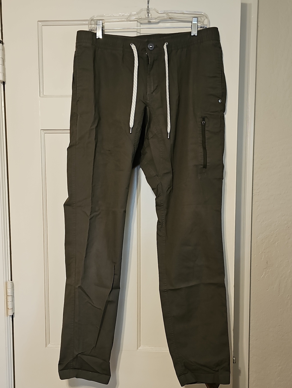 Men's Vuori Olive Green Ripstop Drawstring Pants